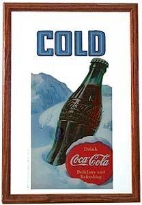 パブミラー(S)　【Coca-Cola Cold Bottle(コカコーラ)】