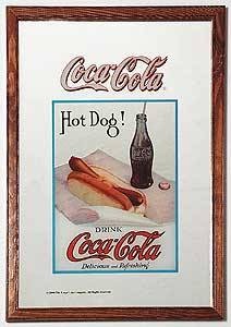 パブミラー(S)　【Coca-Cola Hot Dog(コカコーラ)】