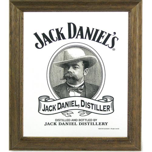 パブミラー(XL)　【Jack Daniel's-Head(ジャックダニエル肖像)】