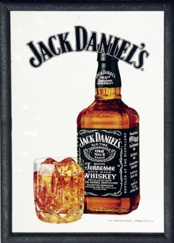 パブミラー(S)　【Jack Daniel's-Bottle(ジャックダニエル　ボトル)】